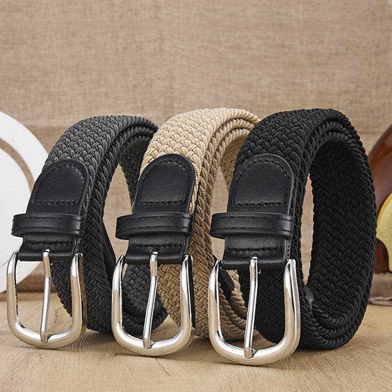 Elastischer Unisex Flechtgürtel – Stretch & Lochfrei