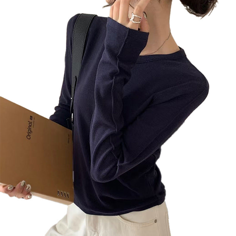 Dralon Thermoshirt mit Rundhalsausschnitt für Damen – Herbst und Winter