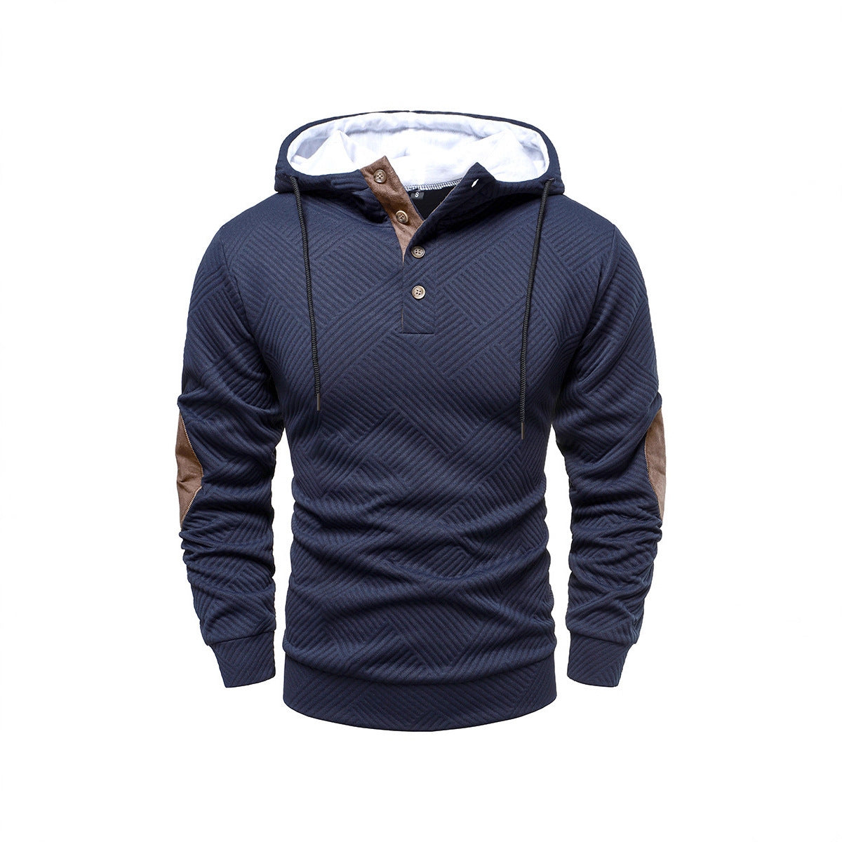 Simplicity Herren-Pullover, trendig, locker geschnitten, mit Kapuze, lässige Mode