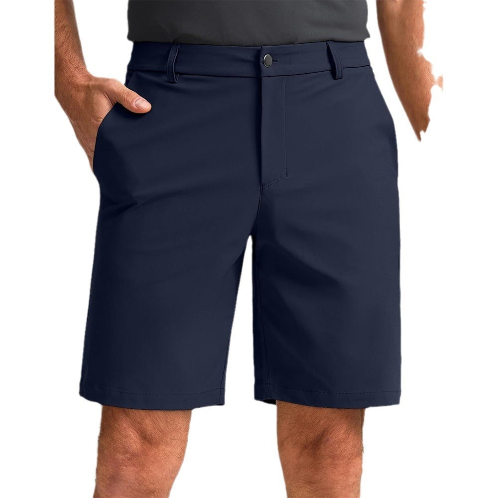 Gefütterte Herren Sport-Shorts in Schwarz, Khaki & Weiß