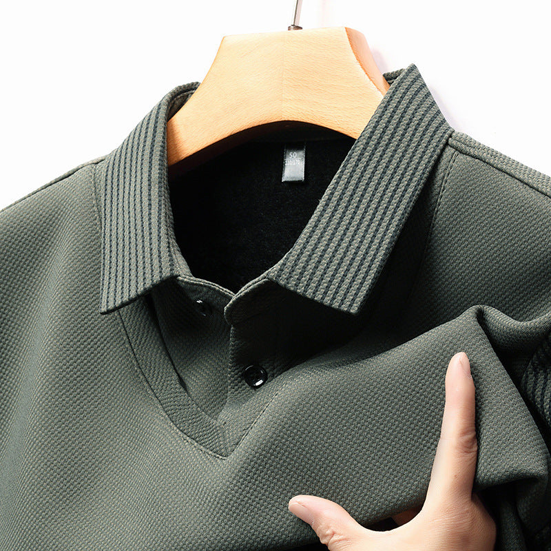 Herren Streifen T-Shirt aus Polyester – Freizeitshirt in vielen Farben