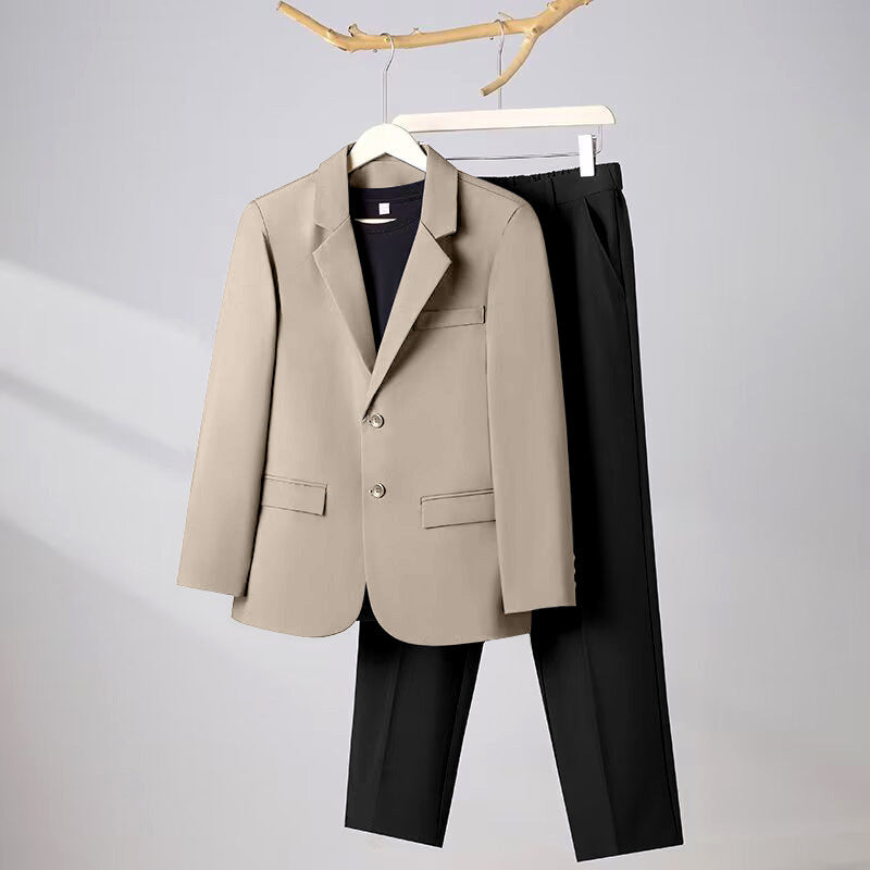 Koreanischer Slim-Fit Business-Stil Freizeitanzug Oberteil