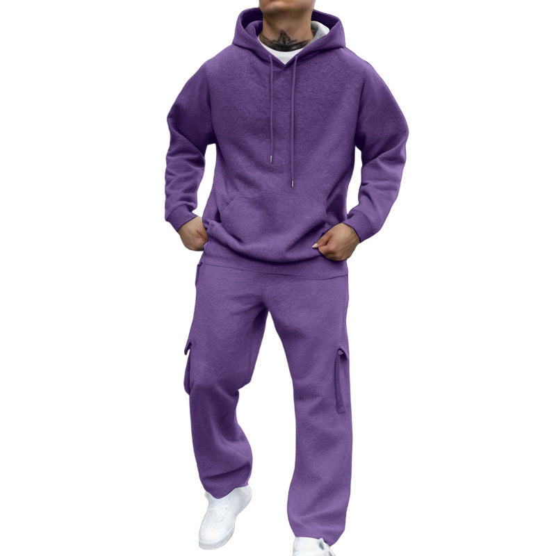 Neuer modischer Kapuzenpullover-Anzug für Herren – Herbst und Winter