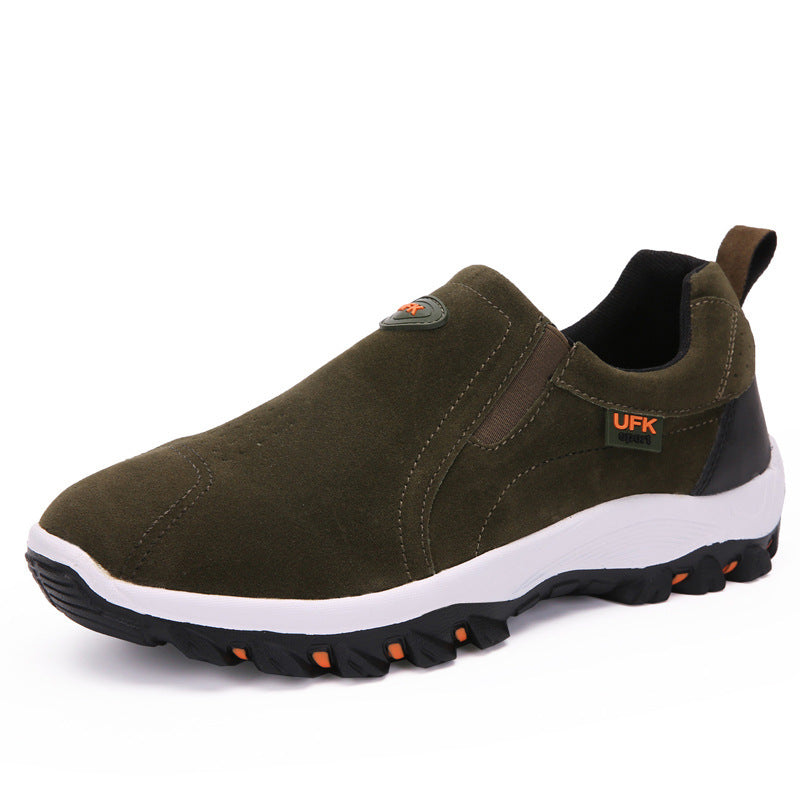 Outdoor-Trekkingschuhe aus PU mit Samt-Obermaterial für Herren