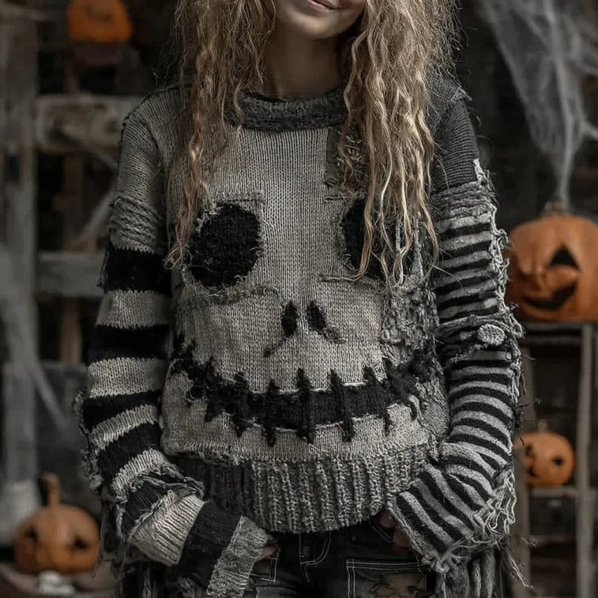 Halloween-Pullover im gleichen Stil für Damen und Herren