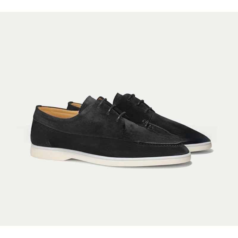 Sommerliche Herren-Schnürschuhe im europäischen und britischen Stil, Übergrößen, Freizeitschuhe für den internationalen Markt