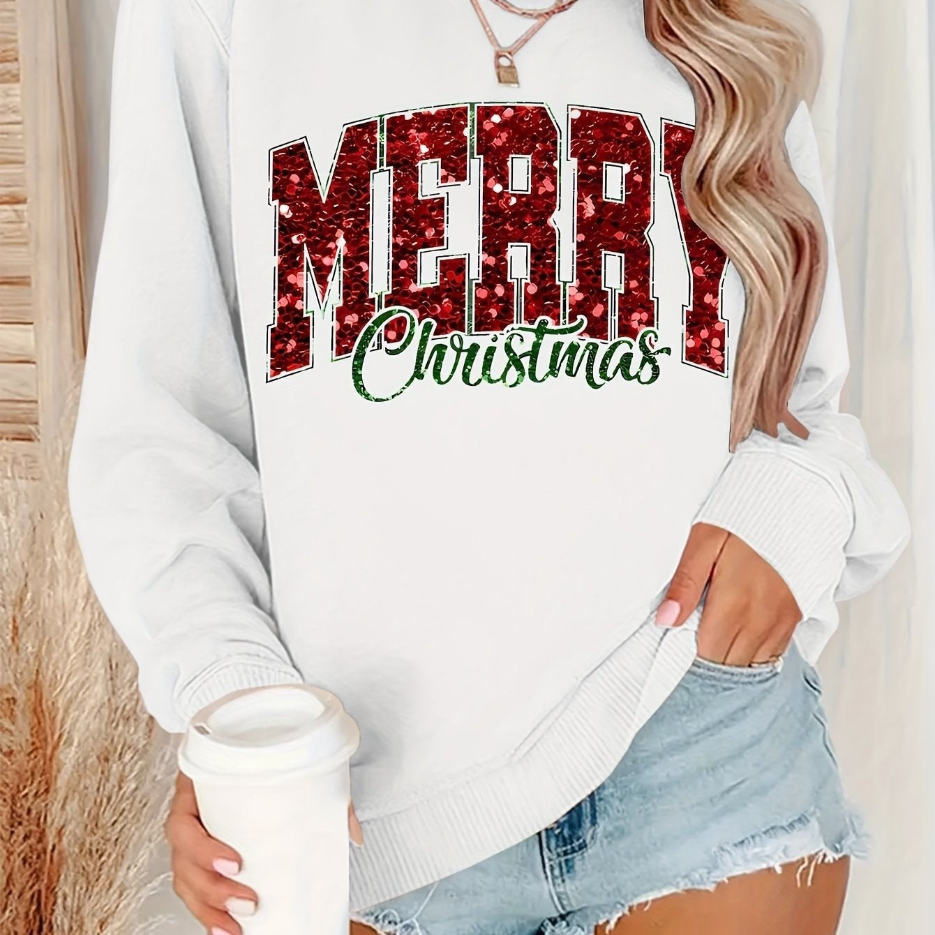 Damen Christmas Sweater
