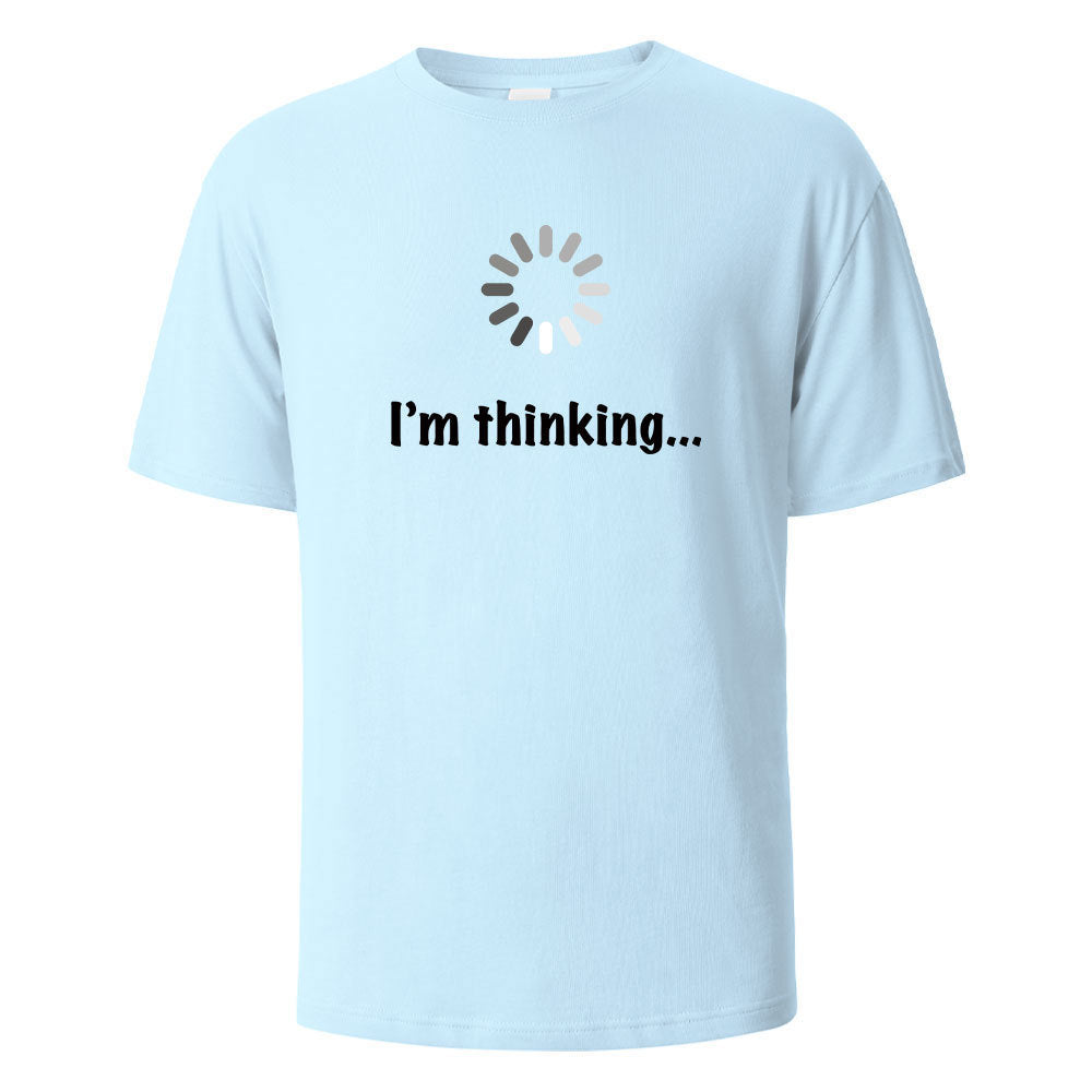 „I’m Thinking…“ – Lustiges Herren T-Shirt