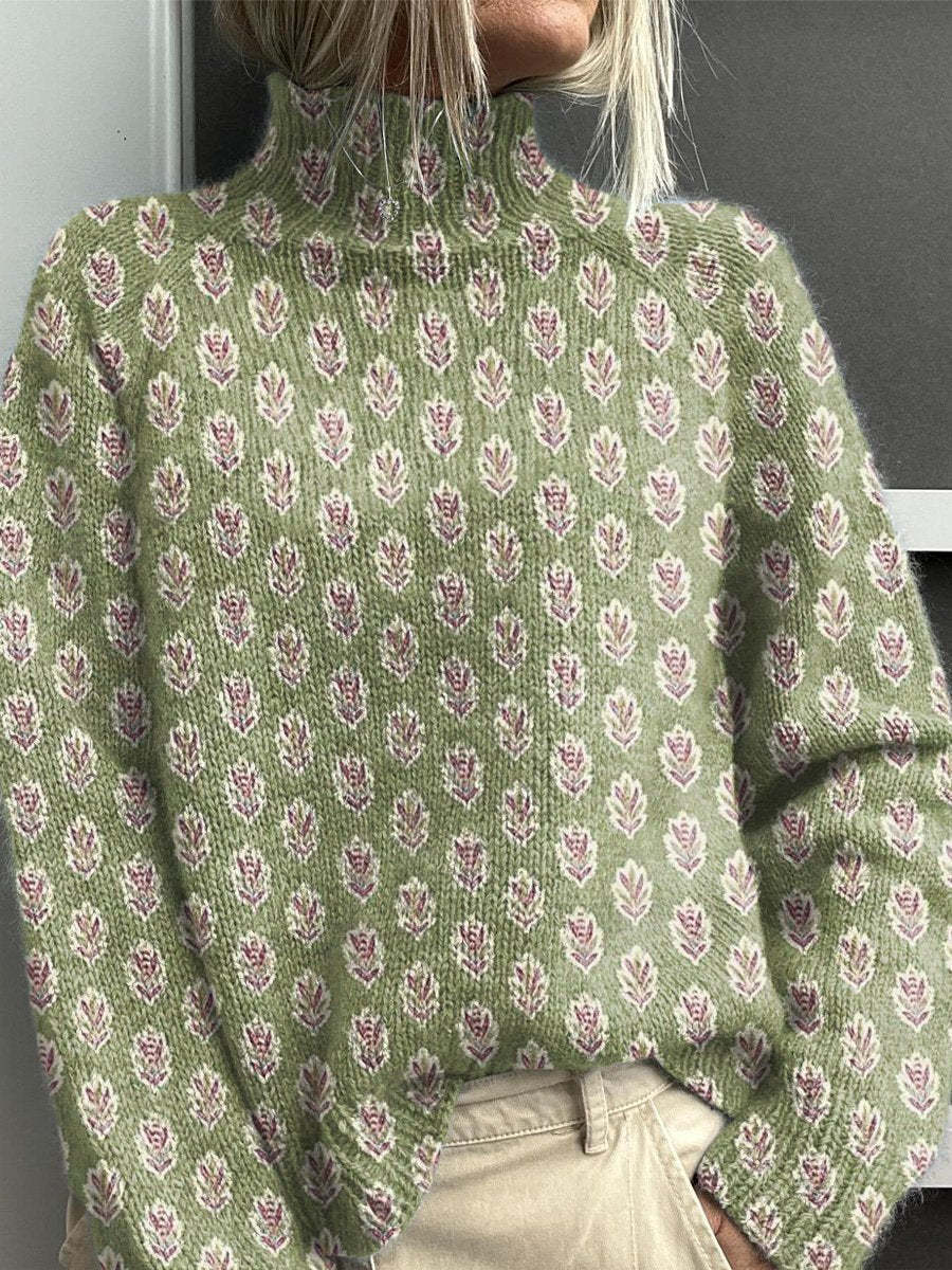 Lässiger Cardigan mit abstraktem Print für Damen