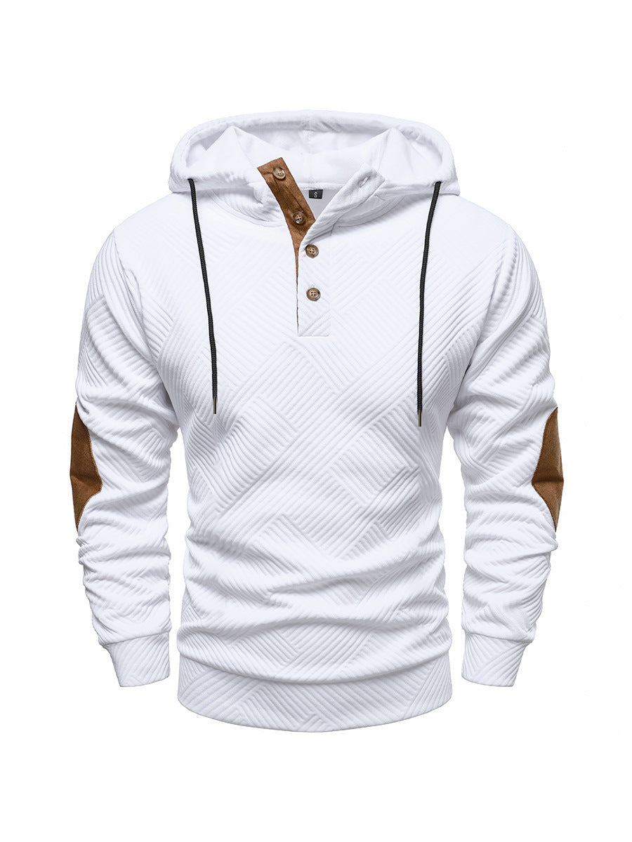 Simplicity Herren-Pullover, trendig, locker geschnitten, mit Kapuze, lässige Mode