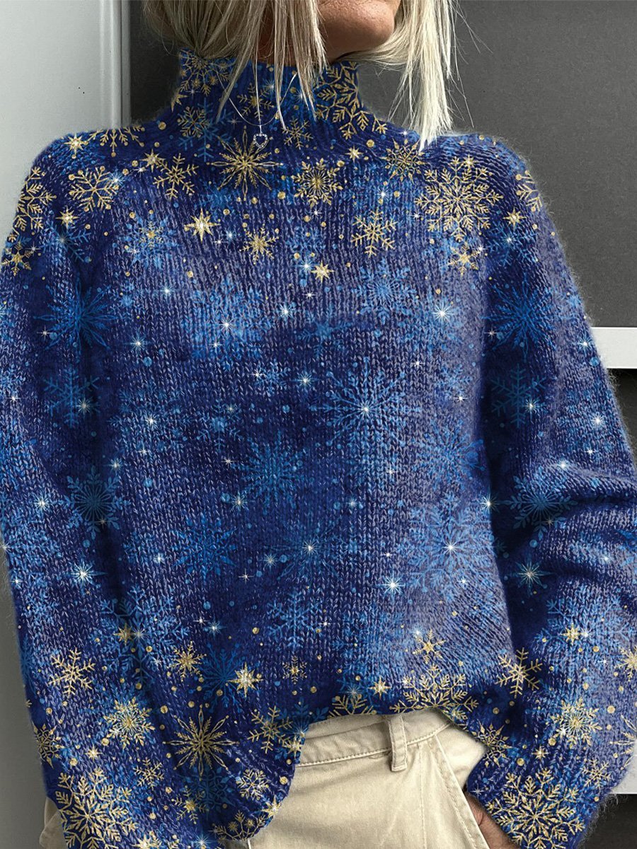 Lässiger Cardigan mit abstraktem Print für Damen