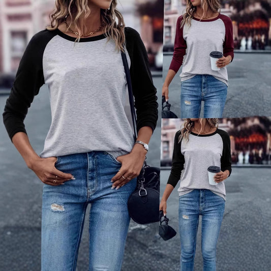 Modisches T-Shirt mit Farbakzenten – Simple & chic