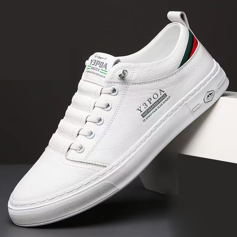 Retro Casual Sneaker aus Mikrofaser mit Letter-Print, Größen 39–44