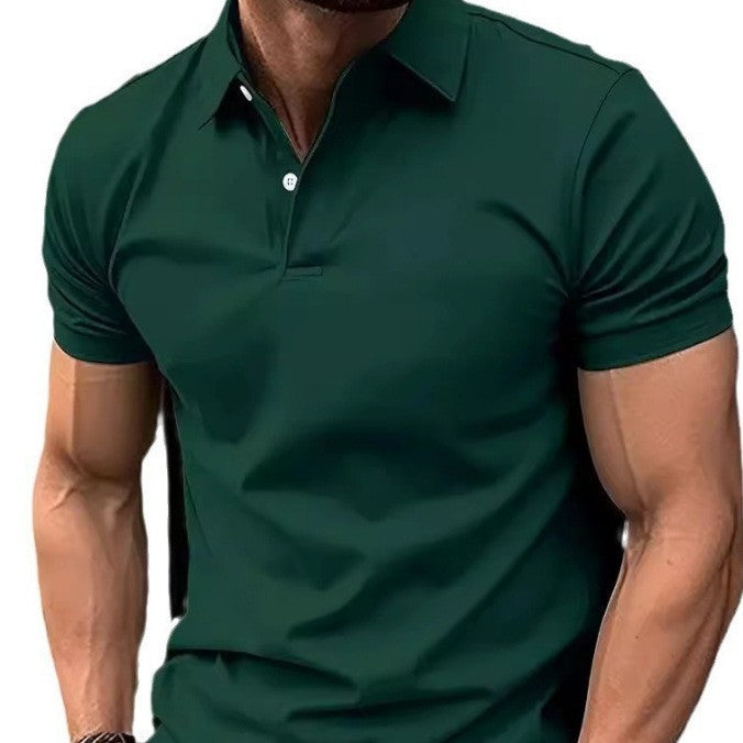 Herren Kurzarmshirt – Schlank geschnittenes Baumwoll-Mix T-Shirt in vielen Farben