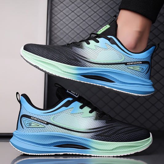 Sommerliche neue Fly-Herrenschuhe aus atmungsaktivem, leichtem und dünnem Mesh-Gewebe – ideal für Freizeit und Freizeit.