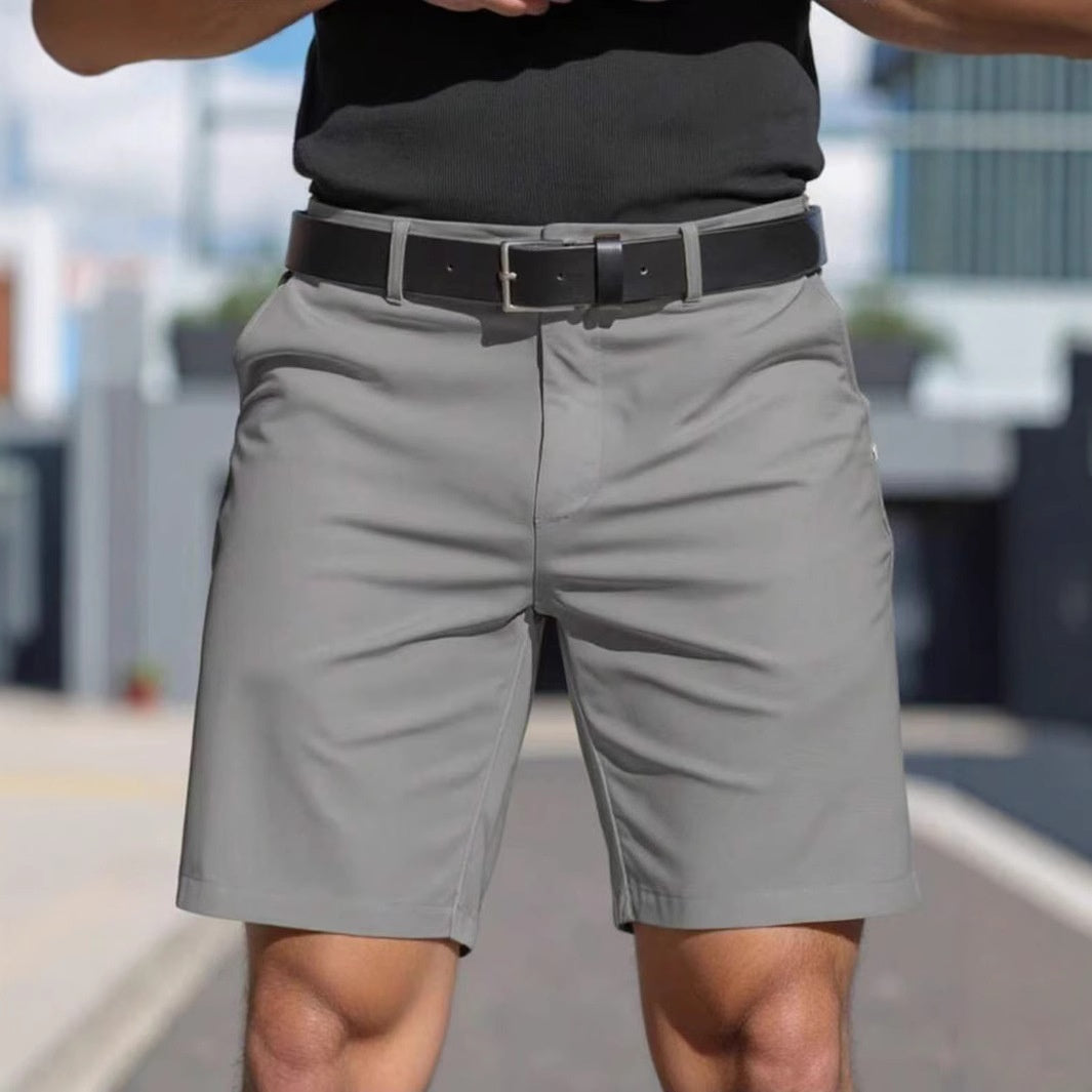 Herren-Shorts in Unifarben, Herren-Business-Sporthose