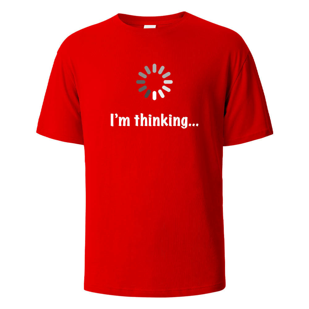 „I’m Thinking…“ – Lustiges Herren T-Shirt