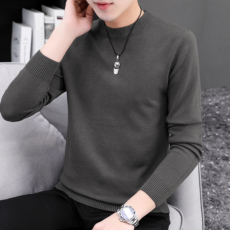 Rundhals-Pullover für Herren in Übergrößen – Slim Fit