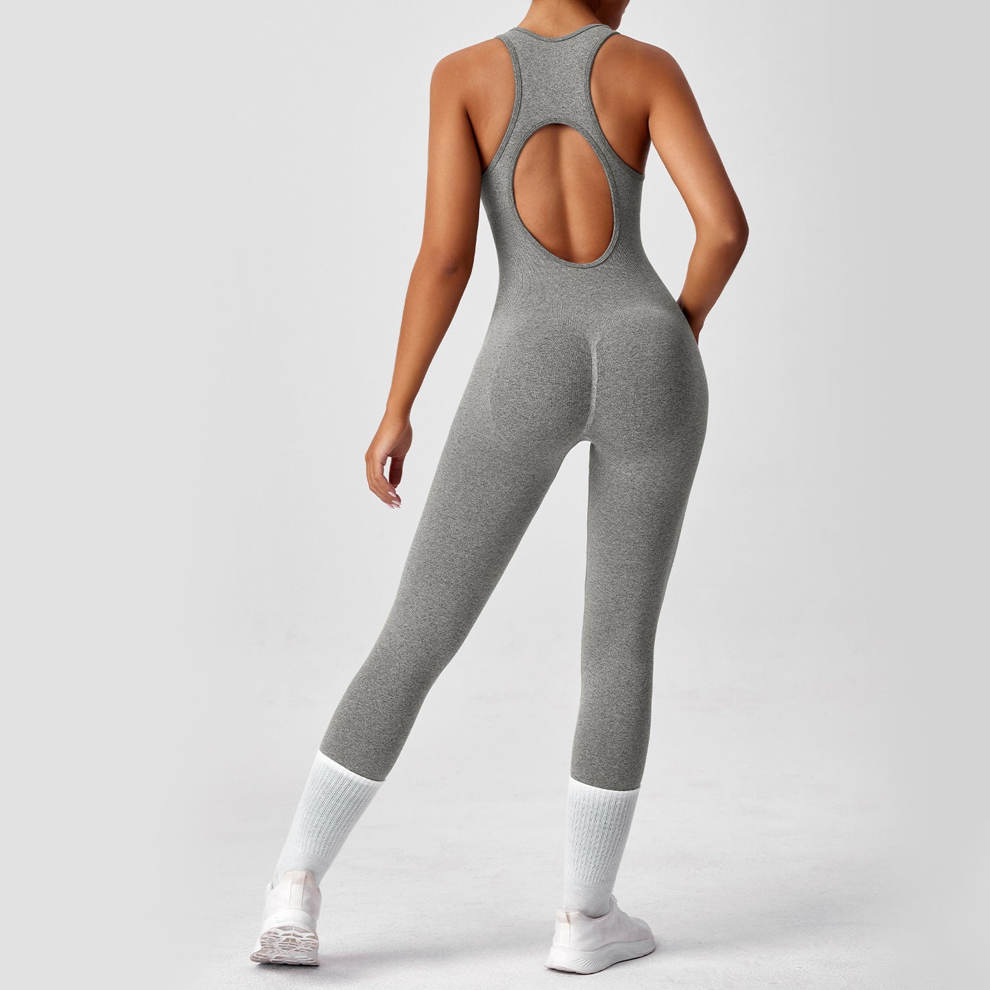 Damen Sport-Jumpsuit aus Nylon mit Super-Stretch (S–L)