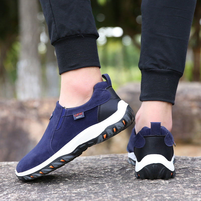 Outdoor-Trekkingschuhe aus PU mit Samt-Obermaterial für Herren