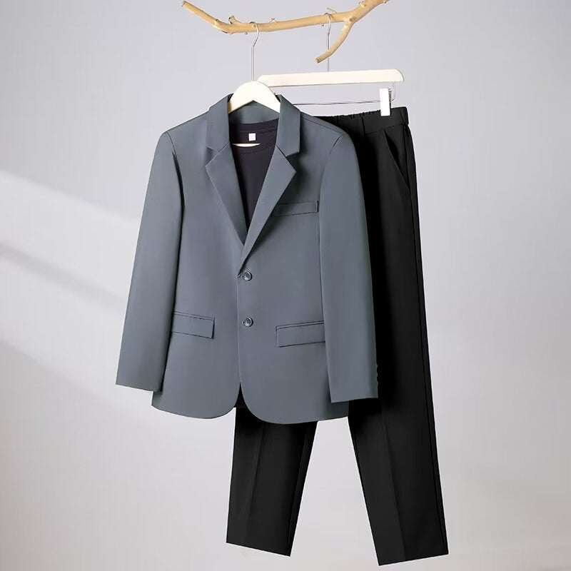 Koreanischer Slim-Fit Business-Stil Freizeitanzug Oberteil