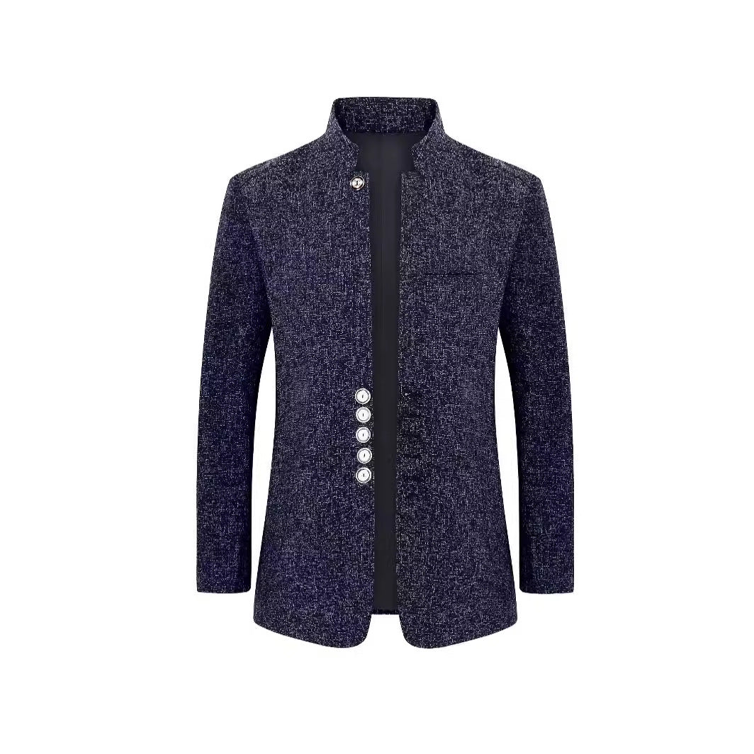 Herren-Anzugjacke mit europäischen und amerikanischen Punkten