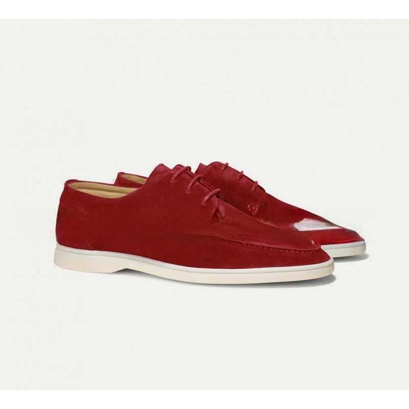 Sommerliche Herren-Schnürschuhe im europäischen und britischen Stil, Übergrößen, Freizeitschuhe für den internationalen Markt