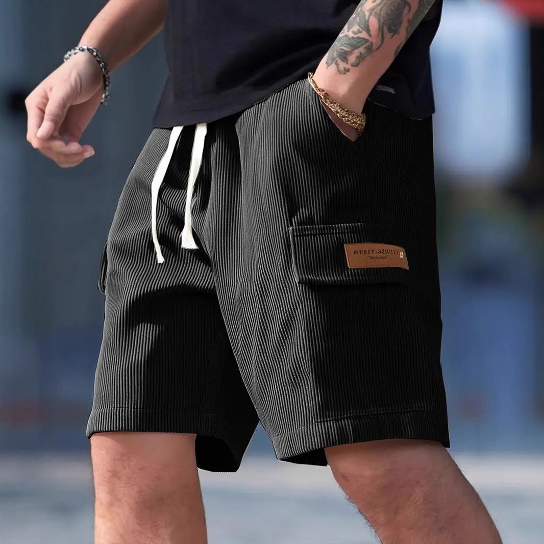 Locker geschnittene Street-Shorts aus Baumwollmix für Herren