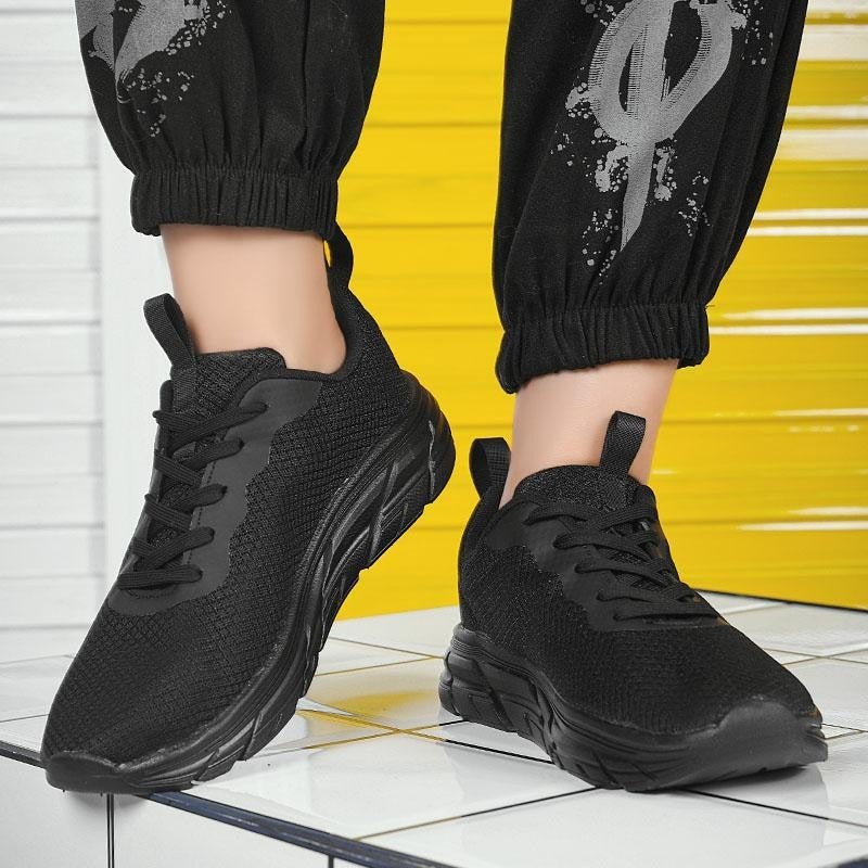 Luftige Herren Sportsneaker – Mesh & Komfort-Plateausohle