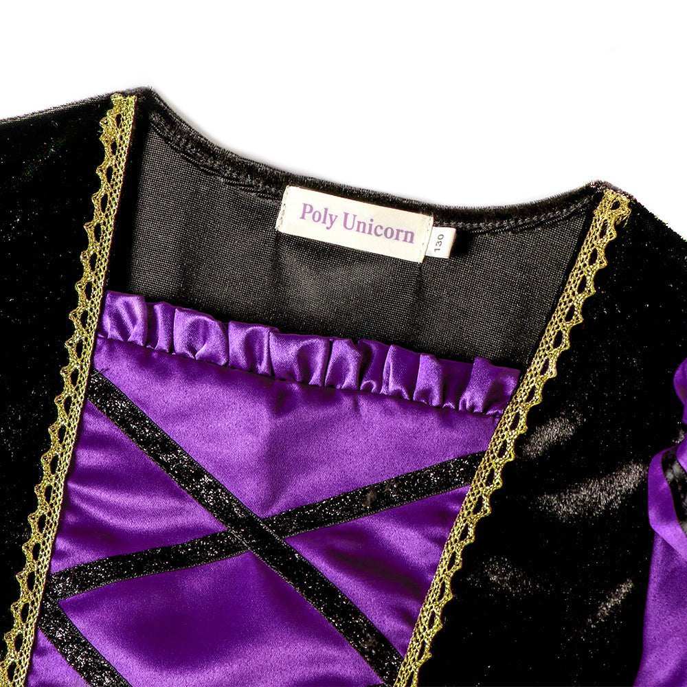 Halloween-Kostüm Kinderrock Hexenkostüm