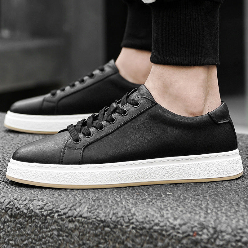 Herren Leder Sneaker – Business-Look