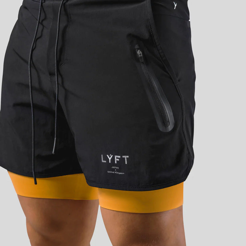 Leichte Sportshorts für Herren – Double Layer Trainingsshorts