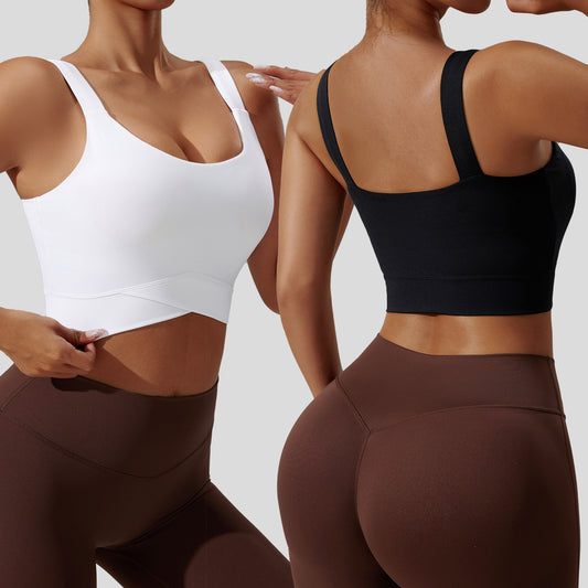 Nahtloses Damen Sport-Bustier mit Vollschale & Brustpolster, S–XL