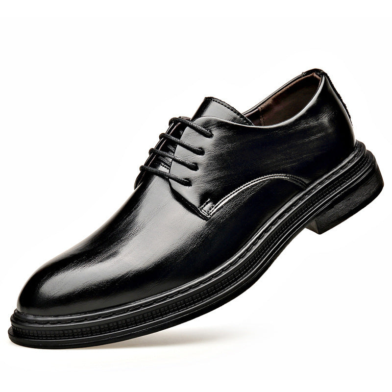 Herren-Anzugschuhe aus Leder, Herbst- und Winterkleidung, Hochzeitsschuhe, Bräutigam-Schnürschuhe