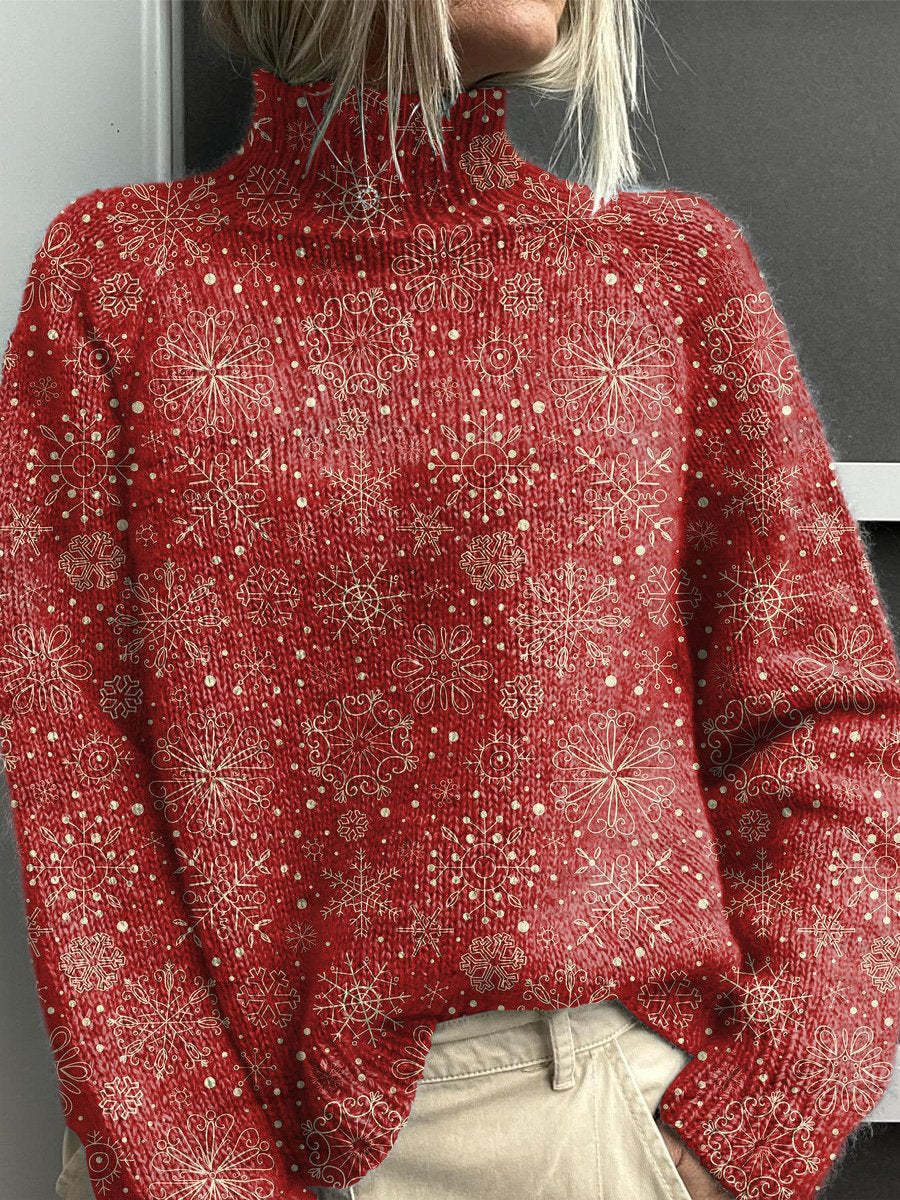 Lässiger Cardigan mit abstraktem Print für Damen