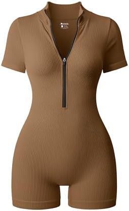 Kurze, einteilige Yoga-Kleidung aus Garn für Damen