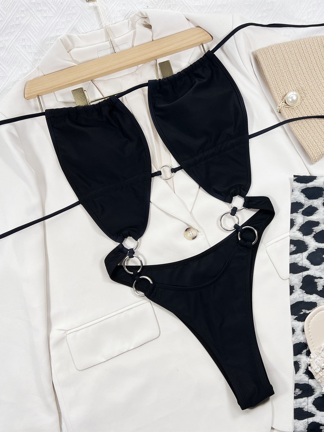 Steel Ring Damen-Einteiler-Badeanzug