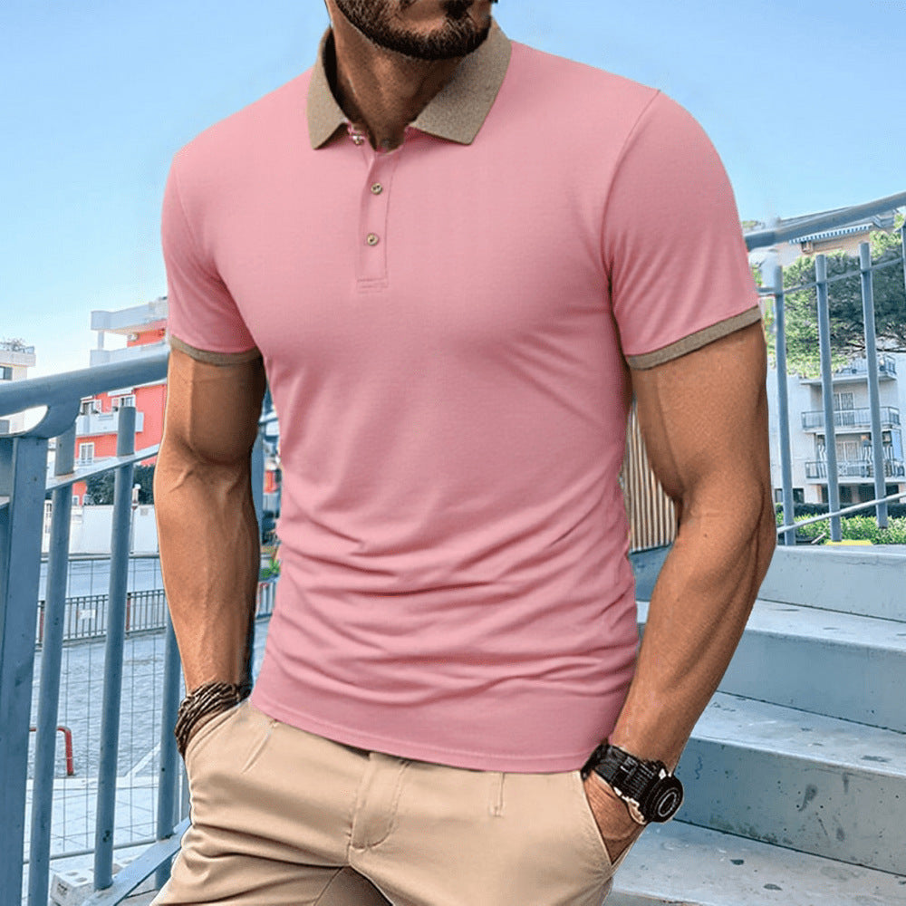 Herren Ice-Silk Sport T-Shirt – Atmungsaktives Kurzarmshirt für Sommer und Training