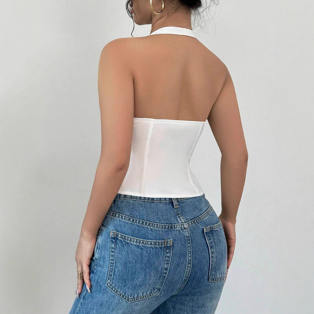 Stilvolles Damen-Top im Minimal-Design