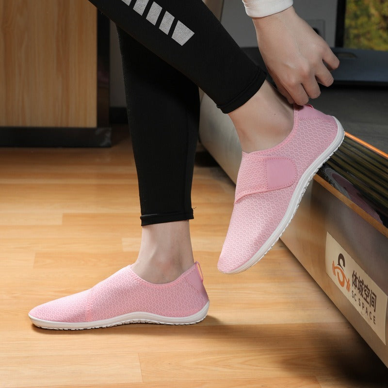 Leichte Trainings- & Tanzsneaker mit Klettverschluss – Atmungsaktive Fitness-Schuhe in 5 Farben, Größe 36–46