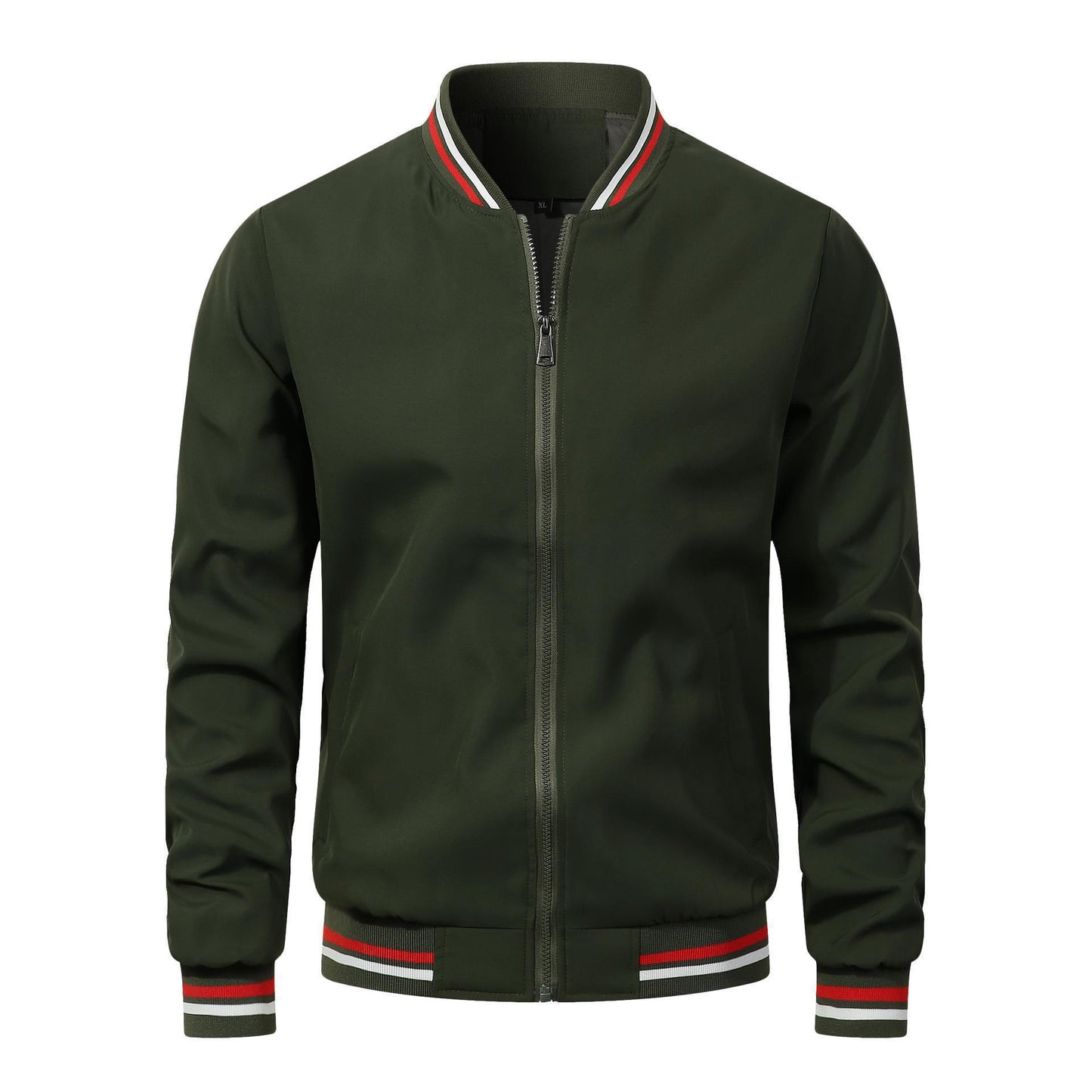 Leichte Zipper-Jacke aus Polyester mit Taschen