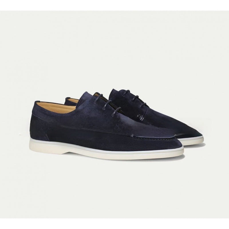 Sommerliche Herren-Schnürschuhe im europäischen und britischen Stil, Übergrößen, Freizeitschuhe für den internationalen Markt