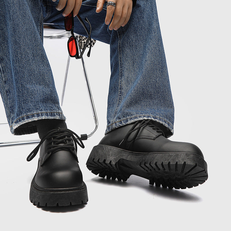 Herren Schuhe mit dicker Sohle – Britischer Stil