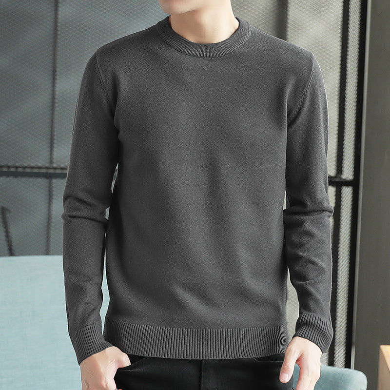 Rundhals-Pullover für Herren in Übergrößen – Slim Fit