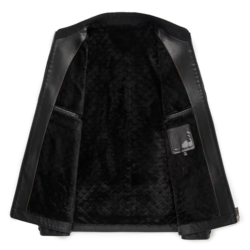 Herren Lederjacke – Hochwertig & mit Stehkragen