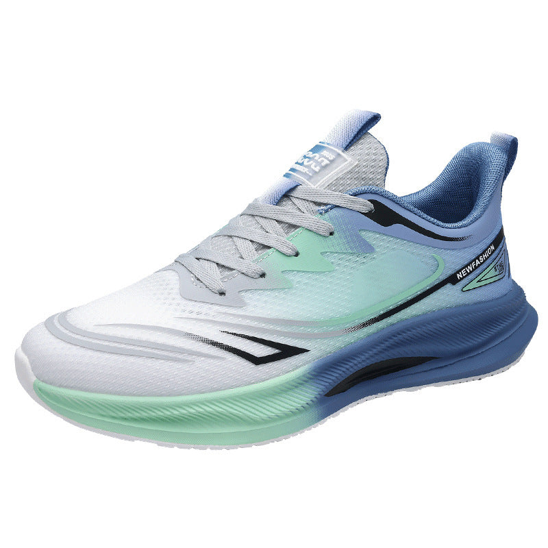 Sommerliche neue Fly-Herrenschuhe aus atmungsaktivem, leichtem und dünnem Mesh-Gewebe – ideal für Freizeit und Freizeit.