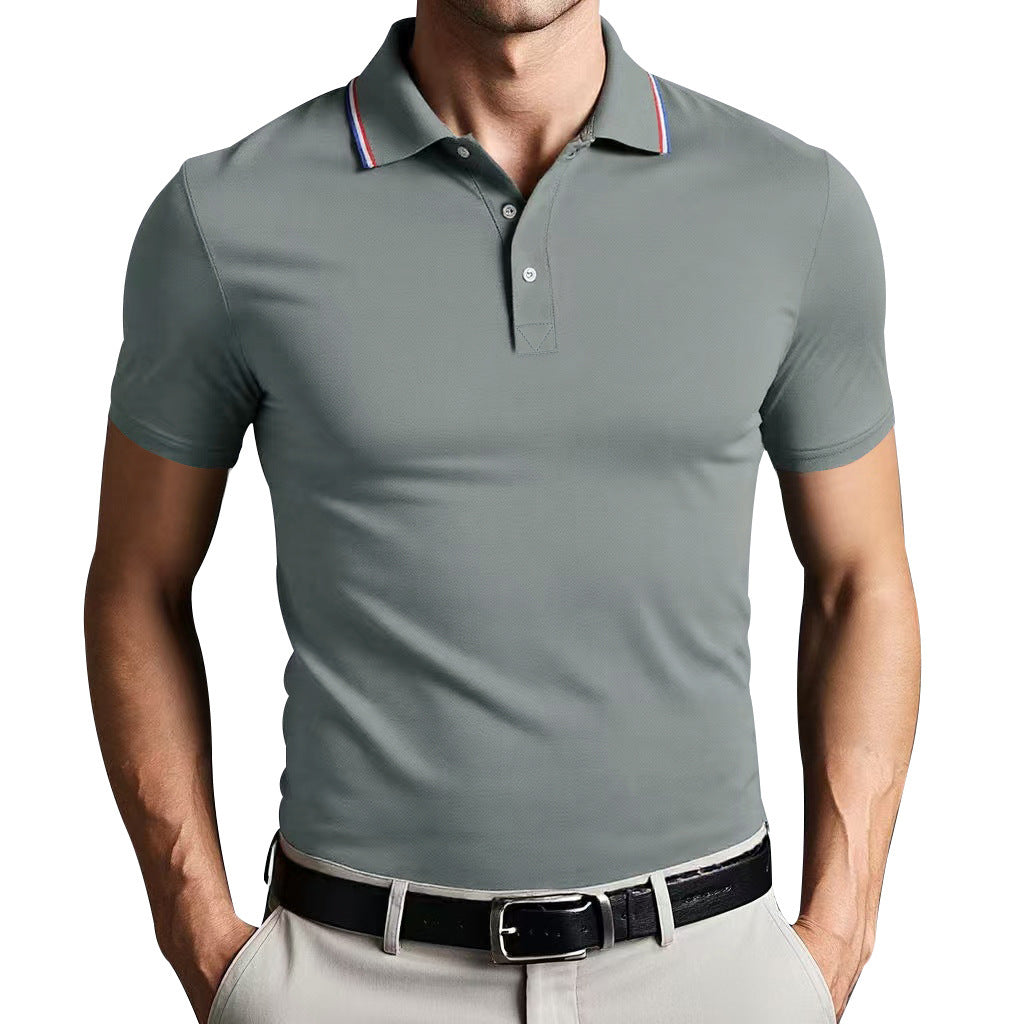 Herren Sport T-Shirt – Asymmetrisches Slim-Fit Shirt in vielen Farben