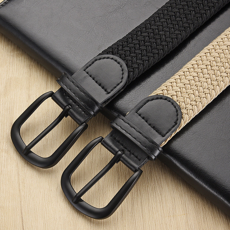 Elastischer Unisex Flechtgürtel – Stretch & Lochfrei