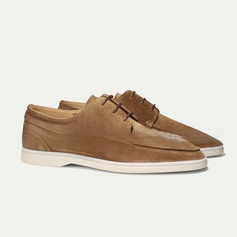 Sommerliche Herren-Schnürschuhe im europäischen und britischen Stil, Übergrößen, Freizeitschuhe für den internationalen Markt