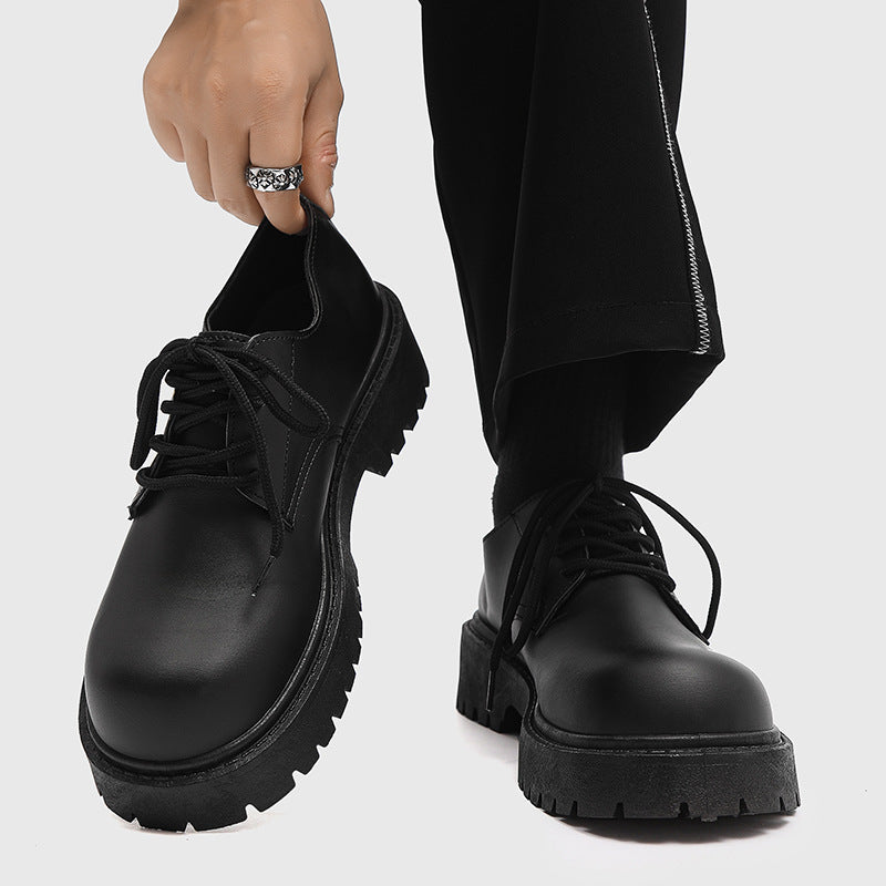 Herren Schuhe mit dicker Sohle – Britischer Stil